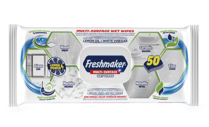 FRESHMAKER MULTI-SURFACE WET WIPES 50 pcs - Image 1