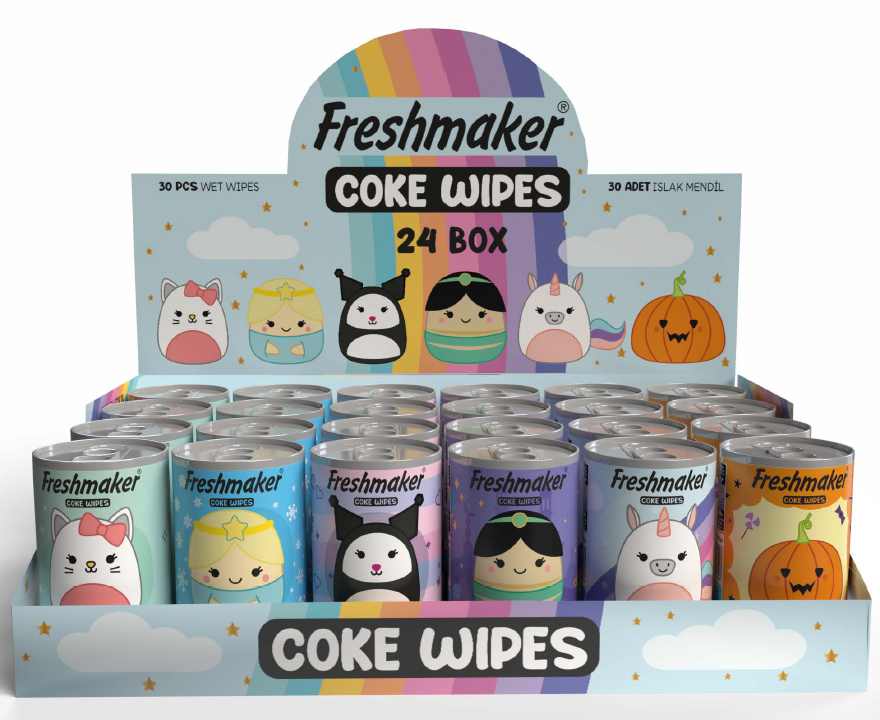 coke wipes Freshmaker Coke Wipes - Image 1