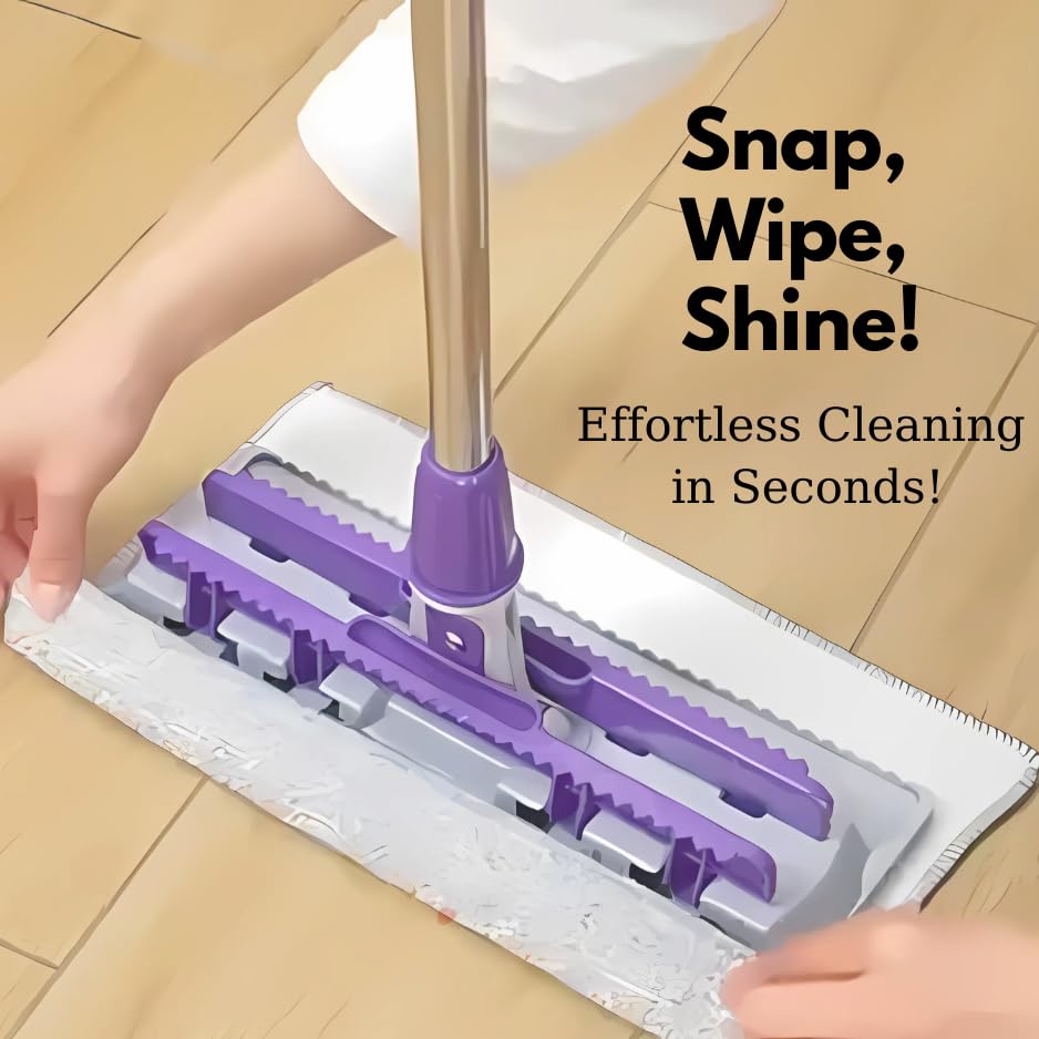 mop FRESHMAKER Telescopic Microfiber Mop 130 cm, 360° Rotary Handle - Image 1